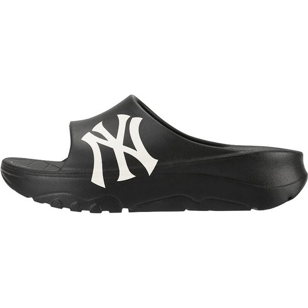 Chancla MLB New York Yankees Suela Gruesa Goma Antideslizante Sandalias De Deslizamiento Unisex Chanclas Negras 32SHHP111-50L 39 Black-image