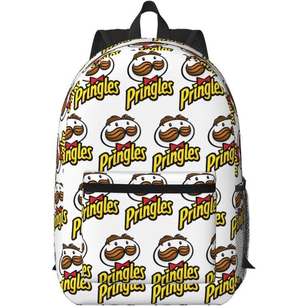 Chipsy Ziemniaczane Pringles Nadruk Plecak Studencki Torba Szkolna Plecak Turystyczny Jednodniowy Dla ChłOpcóW DziewcząT Plecak Na KsiążKi Torby Na Ramię One Size-image