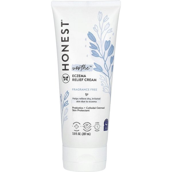 The Honest Company, Crema Calmante Para El Eccema, 7 Fl Oz (207 Ml) White-image