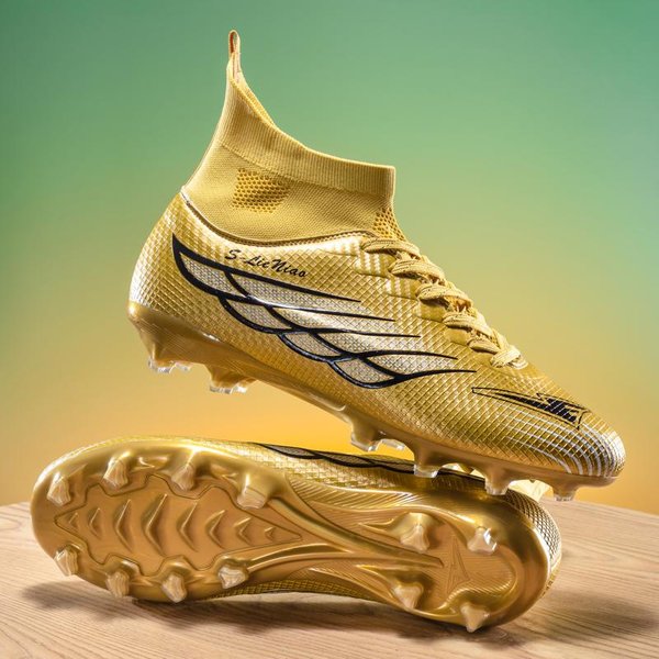 Nowe Buty PiłKarskie MęSkie Buty PiłKarskie Buty Treningowe Kolce PiłKarskie Meczowe Ultralekkie Fg AntypośLizgowe Buty PiłKarskie DłUgie Kolce Outdoor 45-image