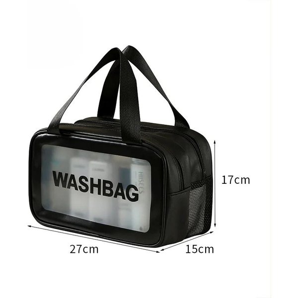 Bolsa De Maquillaje Con SeparacióN HúMedo-Seco, Neceser PortáTil, ArtíCulos Esenciales De Viaje, Bolsa De Almacenamiento De Gran Capacidad, ArtíCulos Esenciales Para Fitness Y NatacióN.-image