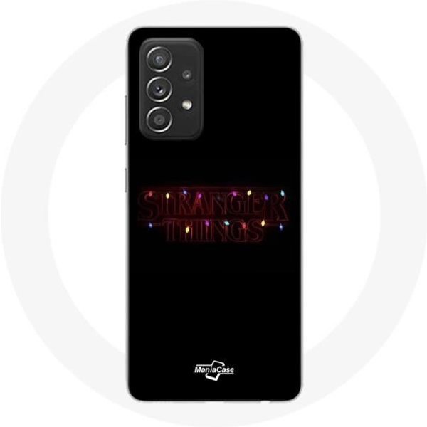 Funda - Samsung - Galaxy A33 5G - Flexible - Negra - Stranger Things Feliz Navidad-image