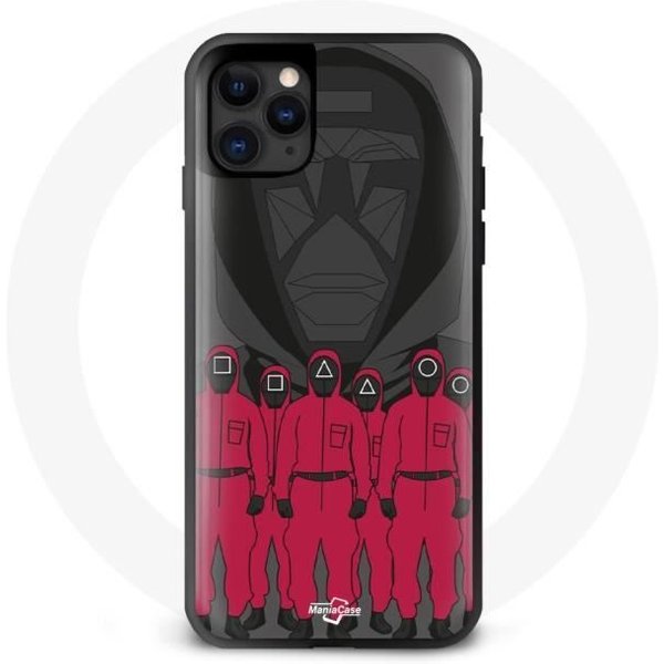 Funda Iphone 11 - Maniacase - El Juego Del Calamar - Flexible - Negra - DiseñO Inspirado En La Serie-image