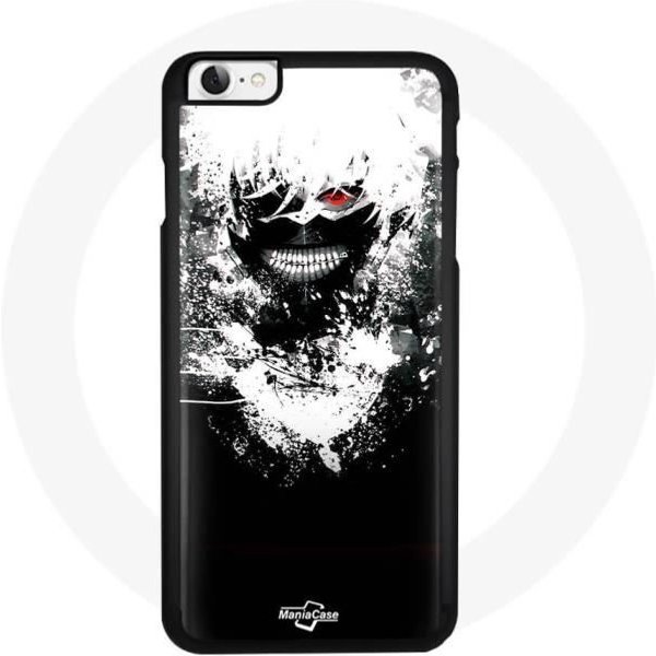 Funda - Maniacase - Iphone 7 - Tokyo Ghoul - Flexible - ProteccióN Y DecoracióN Negro-image