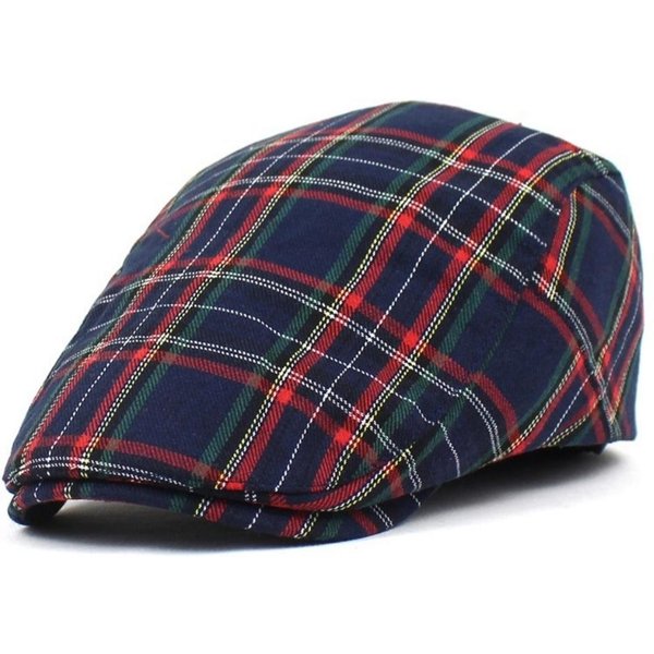 Unisex Czapka Gazeciarza Vintage Beret Regulowana Czapka Z Daszkiem Dla MężCzyzn Kobiet Codzienna Wiosenna Jesienna Czapka One Size Ciemnoniebieski-image
