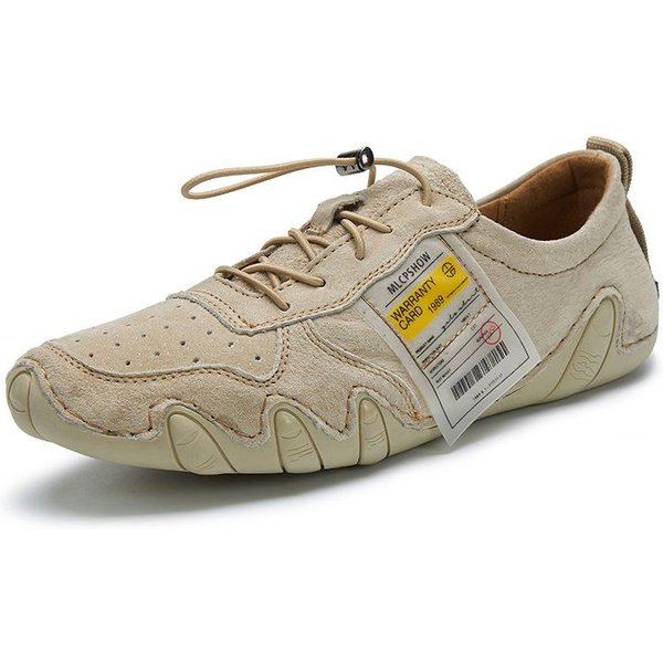 Zapatos De Hombre De CañA Baja Zapatos Casuales Para Hombre Zapatos De Cuero Genuino Zapatos De Talla Grande 46-image