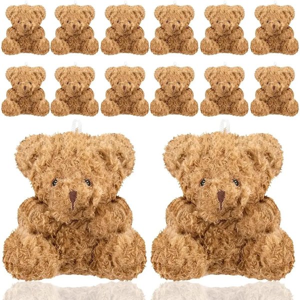 10-100 Szt. Pluszowy Mini Miś 4 Cale Pluszaki MałE Misie Mini Miś MięKki Pluszowy Miś Lalka Na Upominki Imprezowe DIY 10 PCS-image