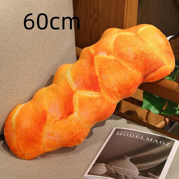 Nueva Almohada De Peluche SimulacióN Pan FrancéS Croissant Relleno ImpresióN De ImáGenes Peluche Comida DecoracióN De Fiesta CompañEro Para Dormir Regalo Para Hombre-image