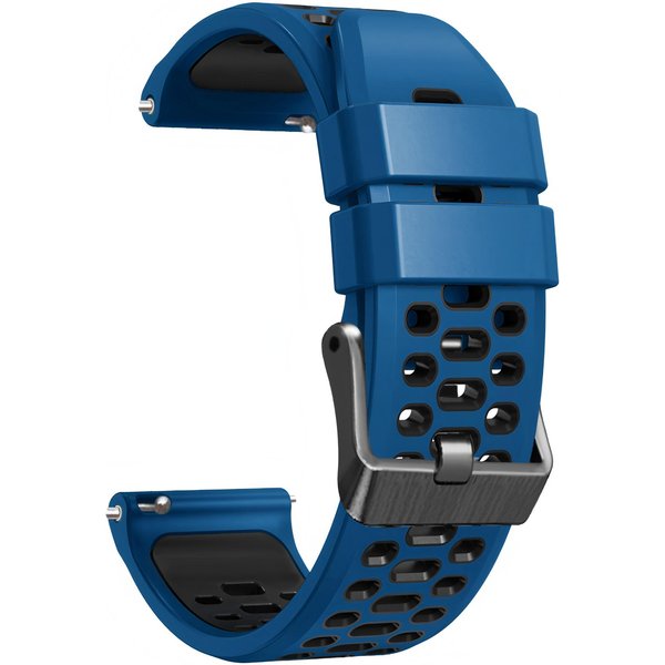 22Mm Sportowy Silikonowy Pasek Do Amazfit Balance 2/Bip 6/Balance/Cheetah Pro/Cheetah (OkrąGłY)/Gtr 4/Bip 5 Dwukolorowa Bransoletka Pasek 22Mm Blue-image