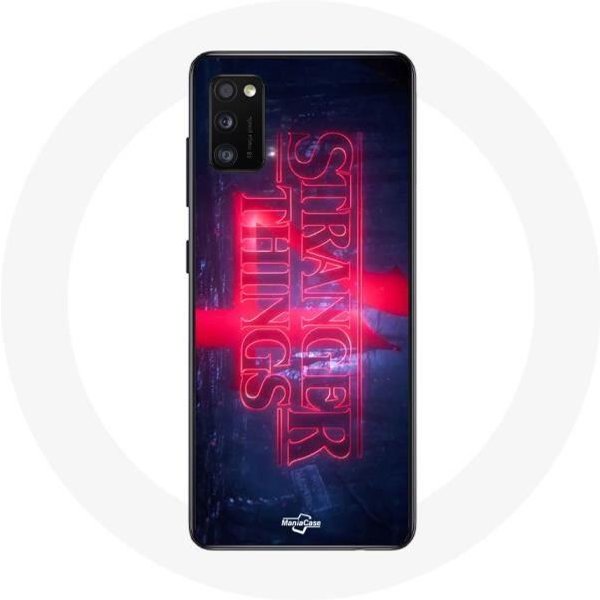 Funda Para Samsung Galaxy A41 Logo Stranger Things Transparente Temporada 4 TráIler 2022-image