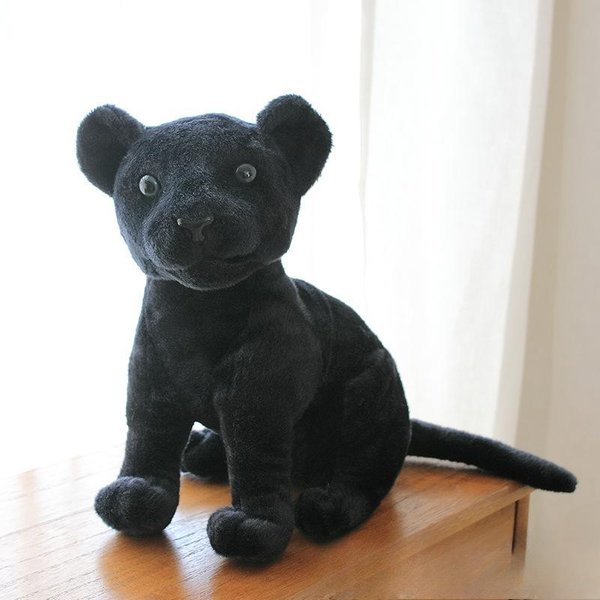 SimulacióN MuñEca LeóN Tigre Juguete De Peluche MuñEca Leopardo Juguete De Peluche Almohada Regalo Para NiñOs MuñEca 33Cm-image