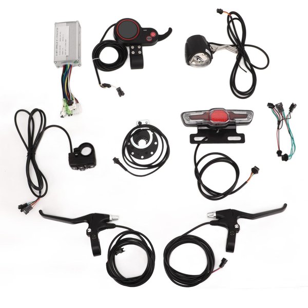 Kit De Controlador Para Bicicleta EléCtrica Universal 17A Controlador De Motor De Bicicleta Con Panel V889 36V 48V 250W‑350W-image