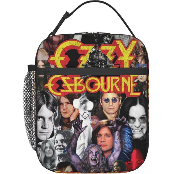 Ozzy Osbourne Merch Bolsa De Almuerzo Aislada Para Mujeres NiñOs Cajas De Comida PortáTiles Fiambrera TéRmica Bolso Tote One Size-image
