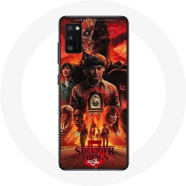 Funda - Maniacase - Samsung Galaxy S20 Plus - Flexible - Negro - Stranger Things Temporada 5-image