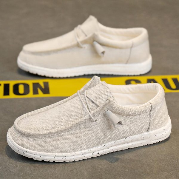 Zapatos Casuales Para Hombre, Transpirables, Ligeros, Sin Cordones, Planos, Sencillos, CóModos, De Color SóLido, Con Suela Suave, Zapatos Para Hombre En Oferta, Mocasines. 41-image