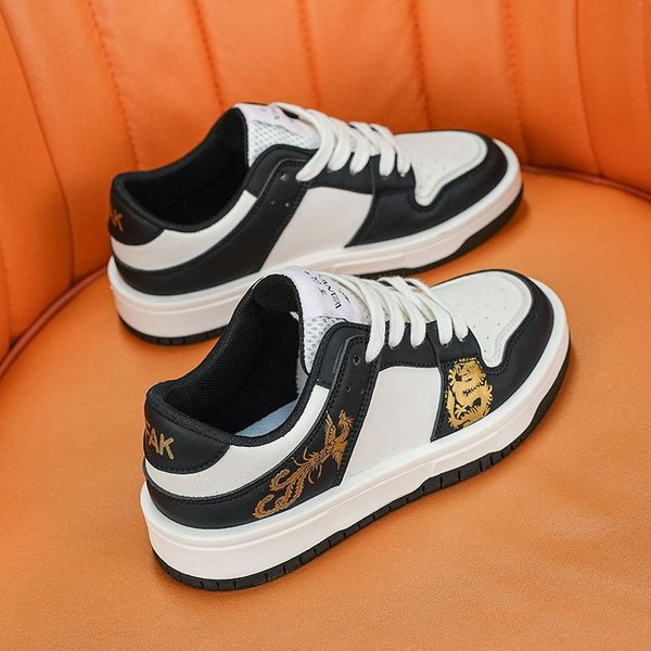 MałE BiałE Buty Casualowe Buty Boardowe Damskie Wiosna I Lato Nowe Buty Smok I Feniks Buty Sportowe Trendy Buty Ins Buty Casualowe Studenckie 40 White-image