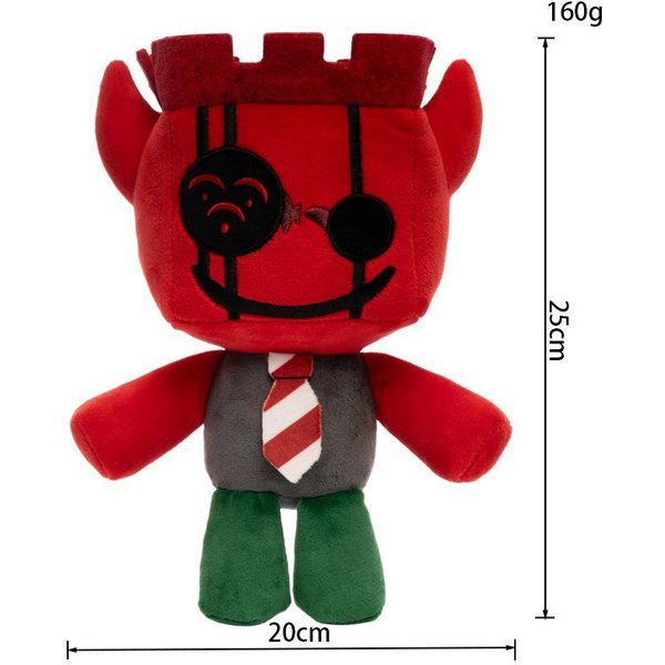 Peluche Roblox Forsaken-Jx1Dx1 De 25 Cm Diablillo Rojo Juguete De Peluche Juguete De Peluche Suave Regalo De CumpleañOs Para Fans De Juegos DecoracióN Del Hogar 25Cm-image