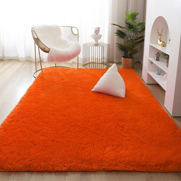 MięKki Puszysty Dywan RóżOwy żółTy BiałY Wielobarwny Dywanik Dekoracja Sypialnia Dziewczyna DużY Dywan Pluszowy Na Mata Do Salonu Shaggy 160X230Cm-image