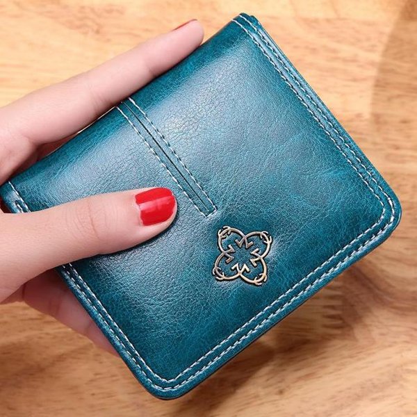 Mini Carteras Para Mujer Carteras De Cuero De Lujo Monedero Cierre Corta Cartera PequeñA Para Mujer 2021 Bolso De Mano Carteira Feminina-image