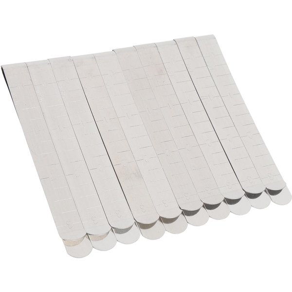 20 Piezas Clips De Costura 3 Pulgadas Acero Inoxidable Clips Para Dobladillo Regla Marcadora De Dobladillo Suministros De Costura Para Tela White-image