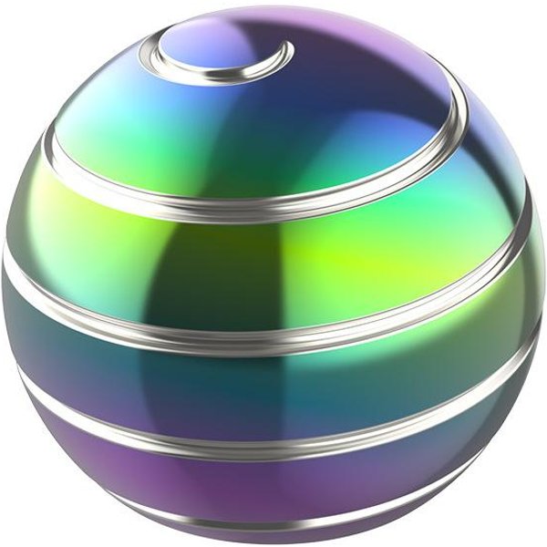 DorośLi Fidget OdstresowująCy Metalowa Kula Stop Aluminium Hipnoza Obrotowy ŻYroskop Zabawka Na Koniec Palca Kinetyczny OkrąGłY Spinner Juguetes Prezent-image