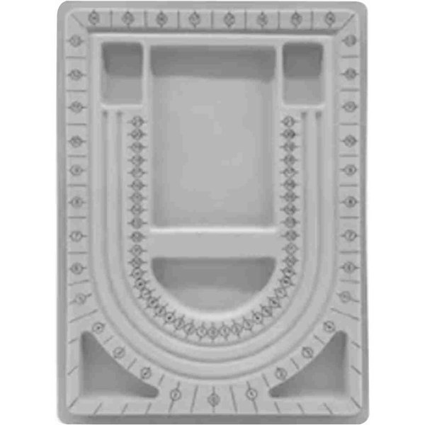 Tabla De MedicióN De Cuentas, PequeñA Bandeja PortáTil Para DiseñAr Cuentas, Para Hacer Pulseras Y Collares De JoyeríA-image