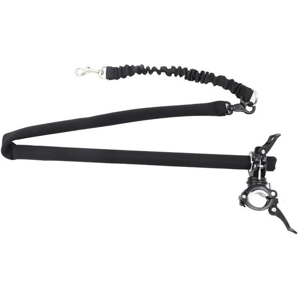 Correa Para Perro De Bicicleta Barra De Metal TraccióN Cadena De Perro Engrosada De Metal Cuerda De TraccióN EláStica Desmontable Suministros Para Mascotas Correa De TraccióN Para Mascotas-image