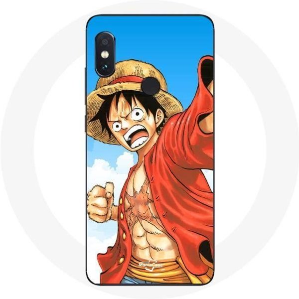 Funda Para Xiaomi Redmi Note 5 AI Dual Camera Manga One Piece Luffy Anime-image