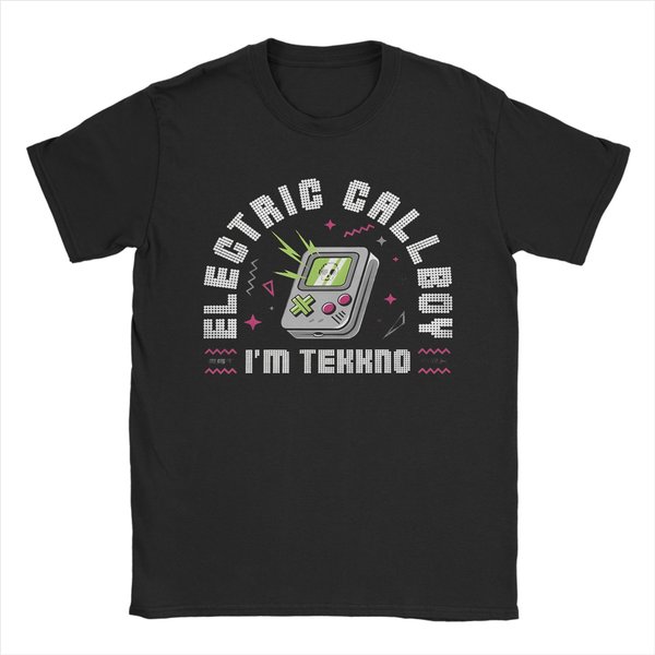 Camiseta Casual Electric Callboy Splash Vinilo Hombre Cuello Red Manga Corta Ropa AlgodóN Verano Top Camiseta S Gray-image