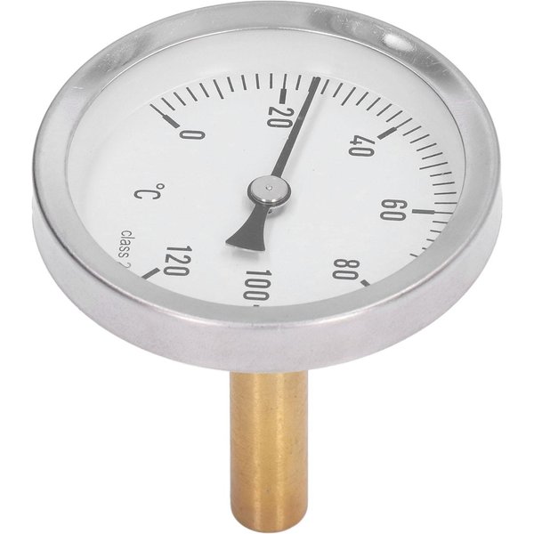 Termometr Tarczowy 63Mm Termometr WskazóWkowy Do Grilla 0‑120 Stopni C Bimetaliczny WskaźNik Temperatury Do Gotowania White-image