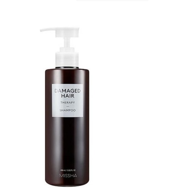 Missha Champú Terapia Para Cabello DañAdo 400Ml Limpiador Hidratante Para Cabello Seco Y Quebradizo White-image