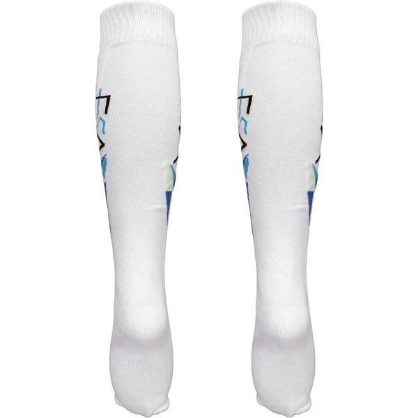 Calcetines De Esgrima Absorbentes De Sudor Transpirables EláSticos Usables AlgodóN Peinado Unisex Medias De Esgrima Para Hombres Mujeres White-image