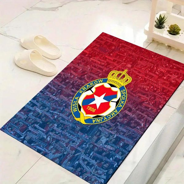 Dywan WisłA KrakóW Do Salonu Sypialni Domu Dekoracja Sofy, AntypośLizgowa Mata PodłOgowa Dla Dzieci 40X60Cm( 15X23In ) Red-image