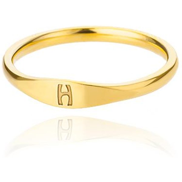 MałE PierśCionki Z InicjałAmi Dla Kobiet Modne PierśCionek Na Palec Ze Stali Nierdzewnej Z Literą A-Z Estetyczna BiżUteria ŚLubna Prezent Bijoux Femme 7&Silver Color Beige-image