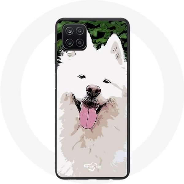 Funda - Samsung - Galaxy A12 - Flexible - Blanco - Samoyedo Blanco-image