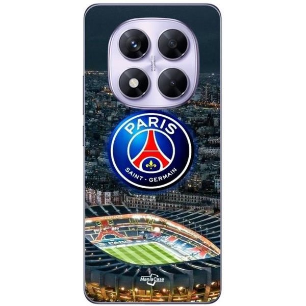 Funda Xiaomi Redmi Note 14 Pro 5G Logo Psg Estadio Noche Torre Eiffel Maniacase-image