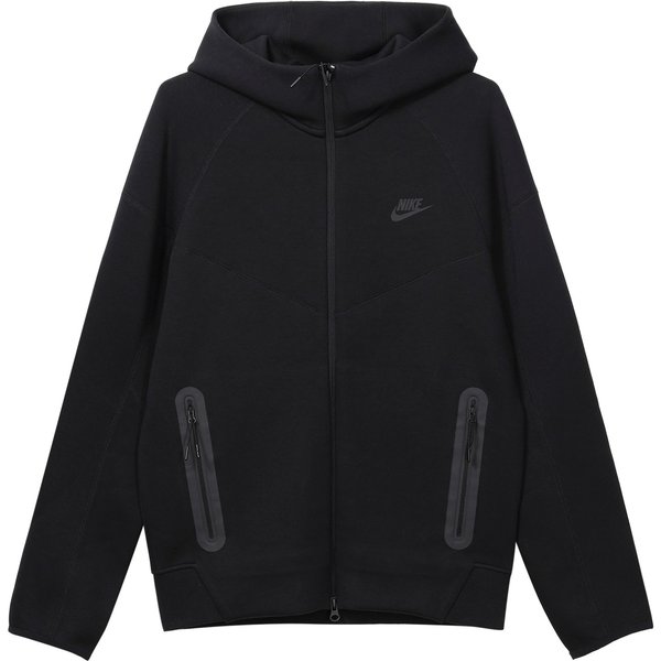 Chaqueta Deportiva Con Capucha Y Cremallera De Color SóLido Nike Con Doble Cremallera Para Hombre Chaquetas Negro FB7922-010 S Black-image