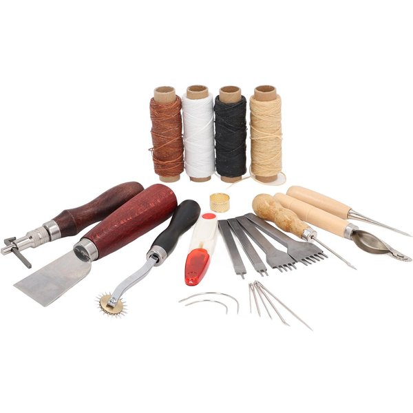 NarzęDzia Do RęKodziełA SkóRzanego RęCznie Robione Torby SkóRzane Zestawy NarzęDzi DIY Do Naprawy Do Szycia Dziurkowania CięCia-image