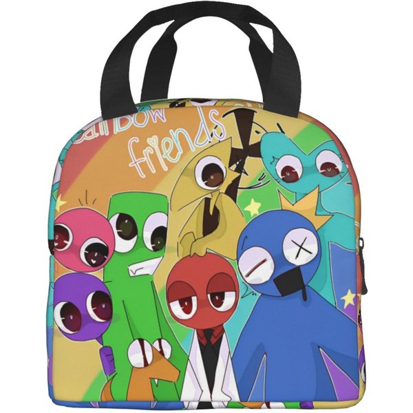 R-Rainbowed Friend Merch Izolowane Torby Lunchowe Na Biuro Pojemnik Na Jedzenie PrzenośNy ChłOdziarka Termiczne PudełKa Lunchowe Option 1-image