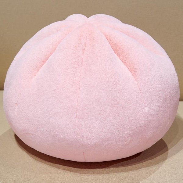 Kolorowa Pluszowa Poduszka PierożKi Zupy, Wypchana Poduszka W KształCie BułEczki Na Parze, MięKka Puszysta OkrąGłA Poduszka Typu Throw Pillow Na Prezent. 9Cm-image