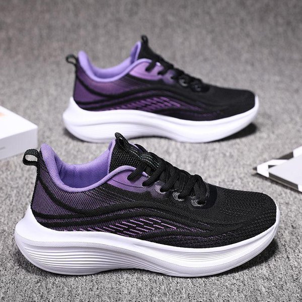 Primavera Nuevos Zapatos Ligeros Para Correr Zapatos Deportivos Para Mujer Malla CóModos Transpirables Suela Blanda Zapatos Casuales 40-image