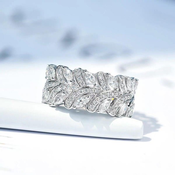 JoyeríA Europea Y Americana Lujo Micro IncrustacióN Circonita Anillos Para Decoraciones De Mano Para Anillos De Boda De Mujer No. 10 Gray-image