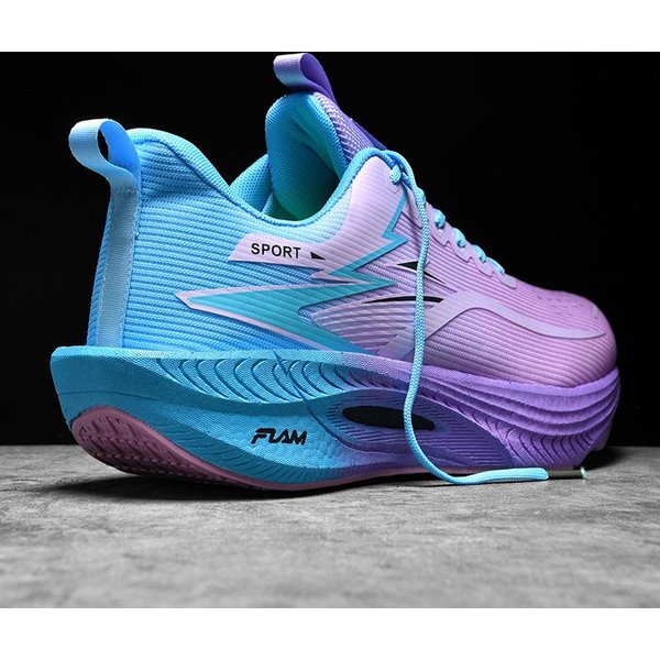 Zapatillas Deportivas Para Correr Hombre Zapatillas Deportivas MaratóN Transpirable Felpa Comodidad Tendencia Mujer Zapatilla Deportiva Exterior Zapatillas Deportivas AmortiguacióN De Aire 36 Blue-image