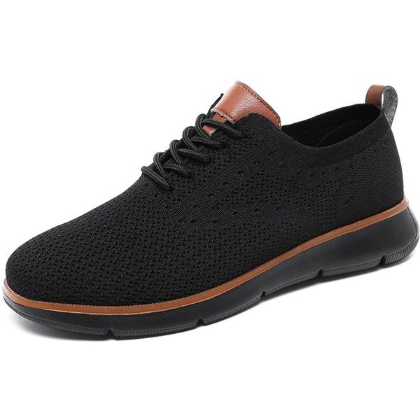 MęSkie Buty Do Biegania, Chodzenia, Dzianiny, Modne, Codzienne Trampki, OddychająCe, Sportowe, Sportowe, Gimnastyczne, Lekkie MęSkie Trampki, Obuwie 39-image