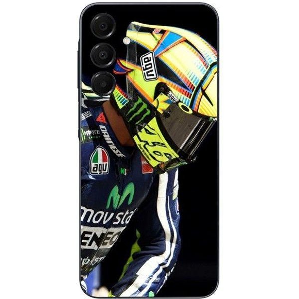 Etui - Valentino Rossi - Samsung Galaxy A16 - Silikonowe - MięKkie - Czarne Czarny-image