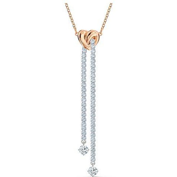 Swarovski Lifelong Hrt SkręCone Serce Naszyjnik Damski Naszyjnik 5517952 Box (Random Color) White-image