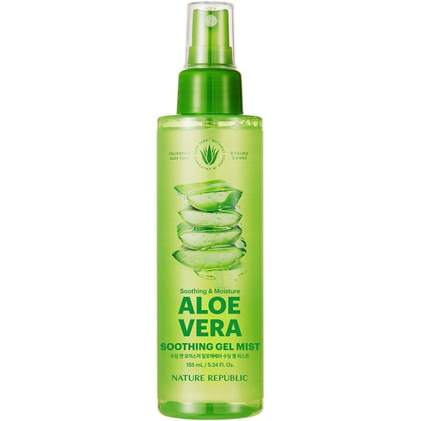 Nature Republic Soothing & Moisture Aloe Vera 92% Calmante Gel Mist 155Ml-image