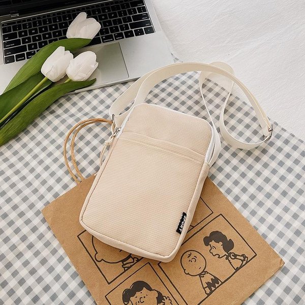 Nowa Modna Torba Na Telefon KomóRkowy Damska Torba Kurierska Na KażDą Okazję Mini MałA Torebka Typu Crossbody WisząCa Na Szyi Portmonetka Na Monety Pionowa Torebka 20X13X4Cm Gray-image