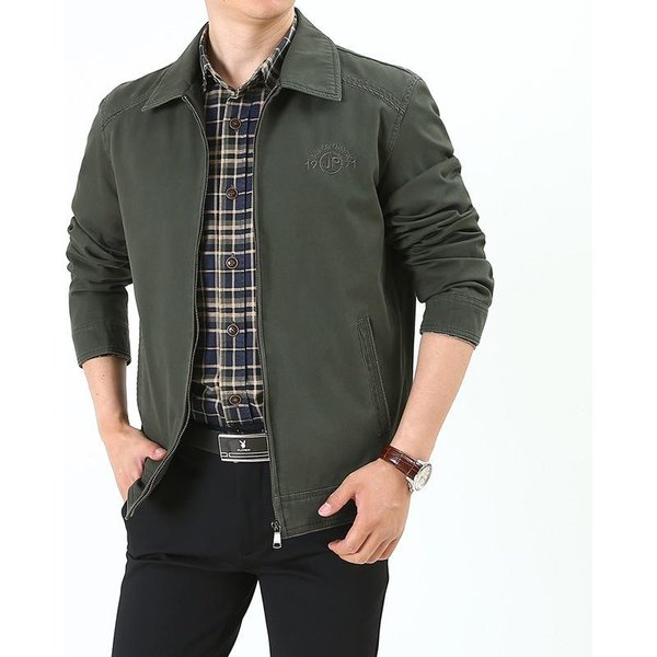 Chaqueta Informal De Negocios Con Solapa Fina Nueva De Primavera Y OtoñO Para Hombre 4XL Black-image