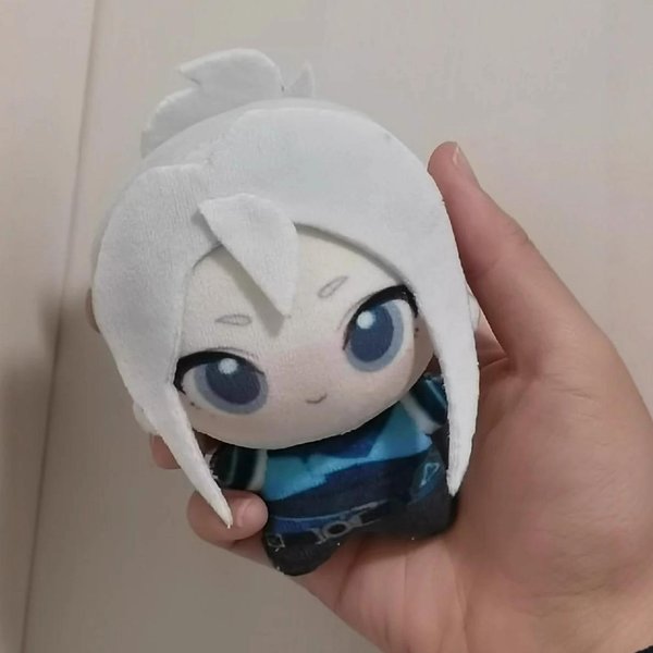 10 Cm Pluszowa Lalka Valorant Jett Urocza Pluszowa Zabawka Joon-Hee Pluszowy Prezent Urodzinowy Ozdoba Do Plecaka Brelok 10CM-image
